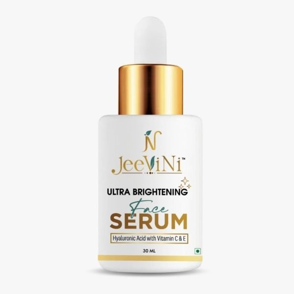 Ultra Brightening face serum with Hyaluronic Acid and Vitamin C & E