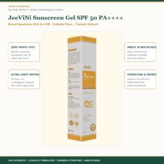 JeeViNi Sunscreen Gel SPF 50 PA++++ (50g)